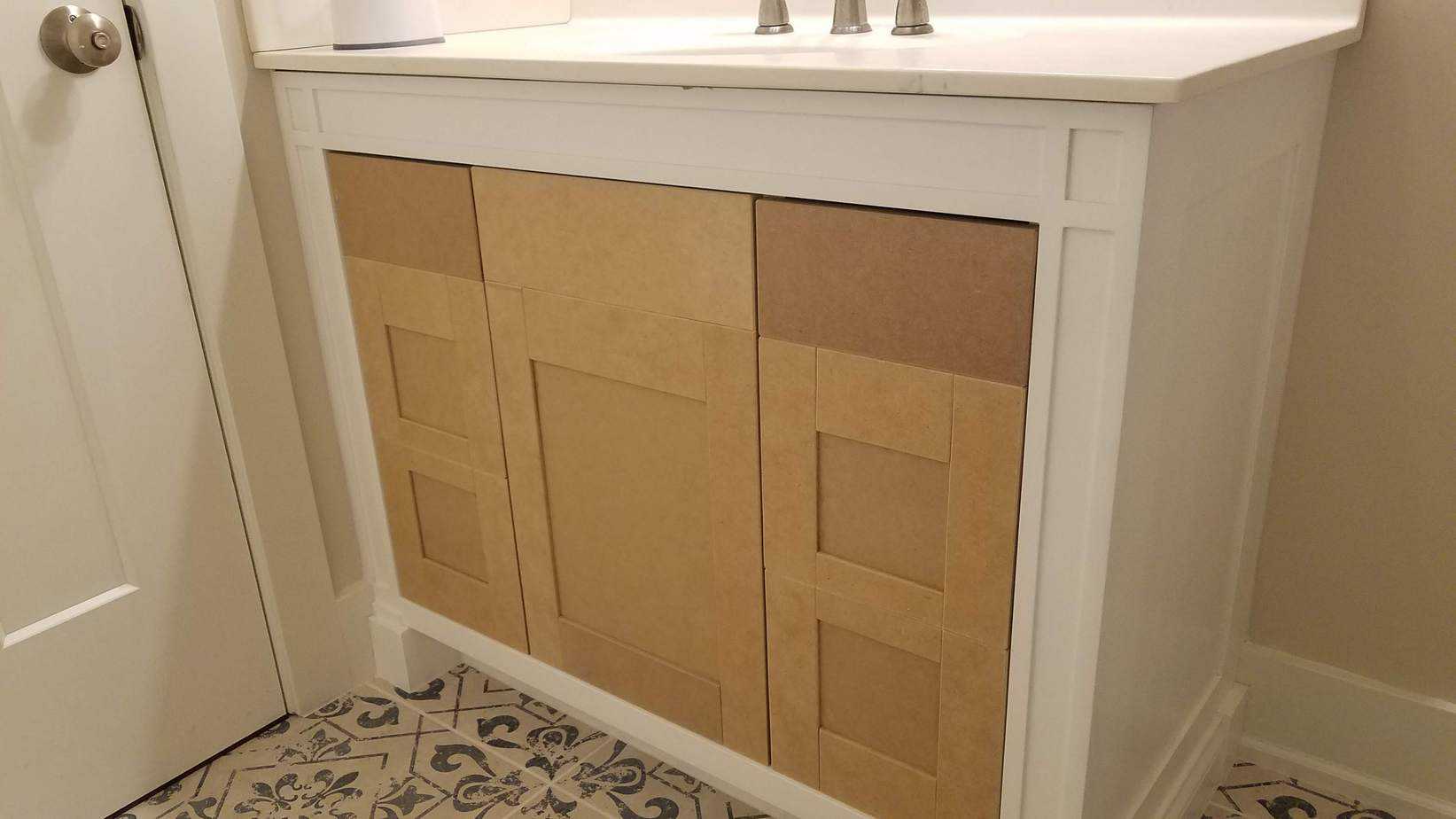 Craftsman Bathroom Vanity for a second bath